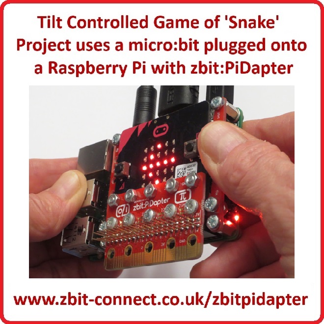 zbit:PiDapter Game of Snake