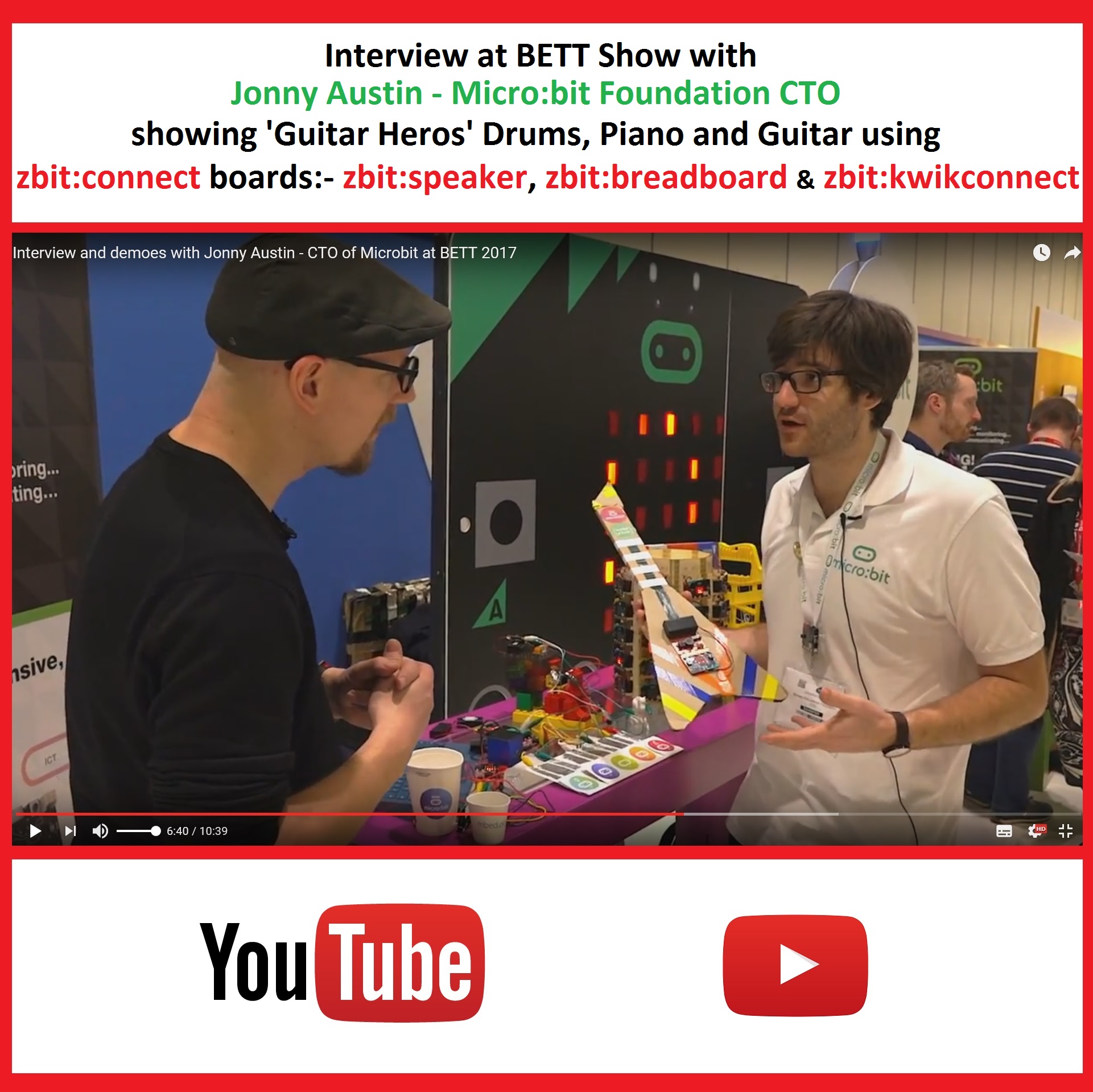 Jonny Austin Microbit Foundation CTO at BETT Show